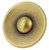 Asian Hub Tumbled Antique Brass Knob 1-3/8" LQ-PBF253Y-ABT-C7