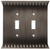 Brainerd - Wadsworth - Heirloom Silver Double Switch Plate - W30334-904-U
