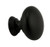 Classic Flat Black Country Store Knob 1 1/4"  P3325-31MBK