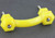 Antique Lemon Yellow Glass handle - 3"