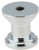 DIY Knob or handle Making Base - Chrome - 16x16mm