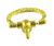 Jewelry Box handle - Picture Hanger - Bright Brass C1201-1516BP
