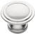 Bag of 25 Polished Chrome Ridge Knob - 30mm