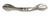 Priscilla Paw Design -  Satin Nickel handle - 3"