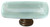 Stratum spruce green long knob with oil rubbed bronze base
