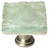 Glacier spruce green knob with satin nickel base