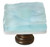 Glacier light aqua knob with oil rubbed bronze base