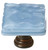 Glacier powder blue knob with oil rubbed bronze base