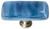 Cirrus marine blue long knob with satin nickel base