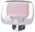 Reflective pink knob with polished chrome base