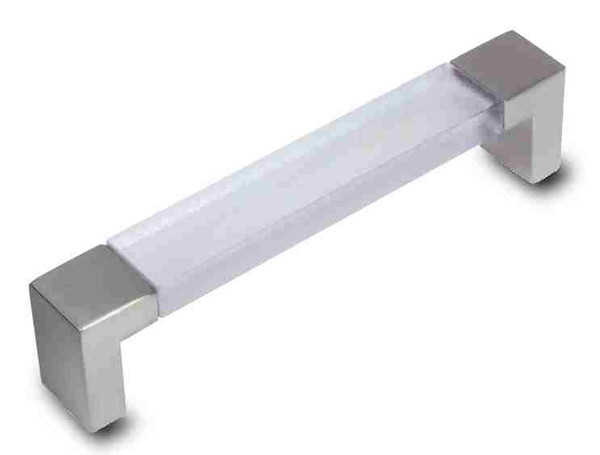 Acrylic Insert handle 128mm - Pearl Nickel L-PN6517-PLN-C