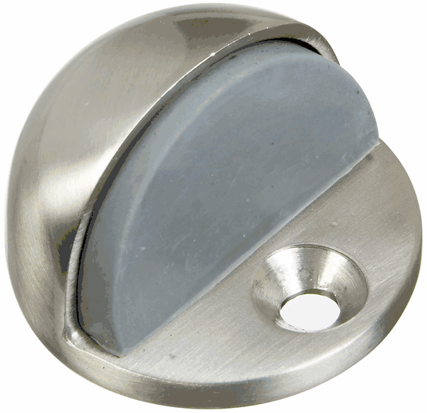 Dome Floor Door Stop Brushed Aluminum 5335-01