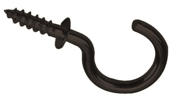 5/8" Cup Hooks Bronze w/ Shoulder (100 PER BAG)