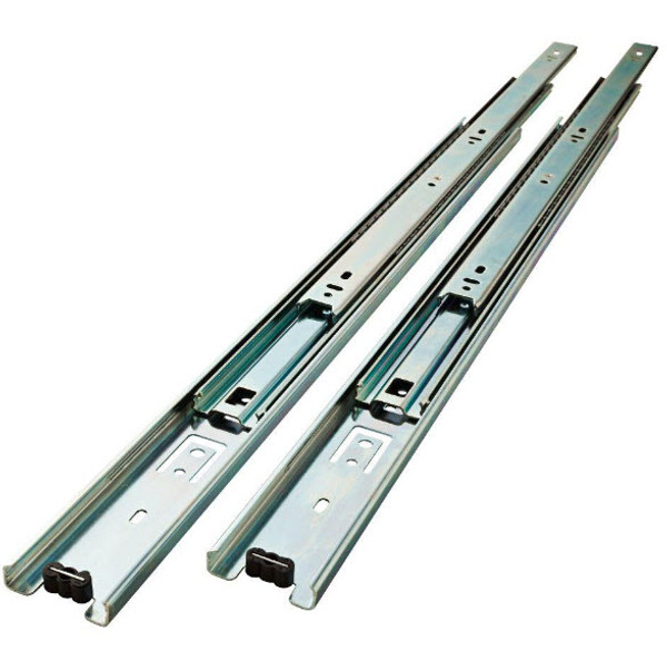 Side Mount Drawer Slide - 24" - Zinc Plated - Full Extension L-D75024-ZP-A