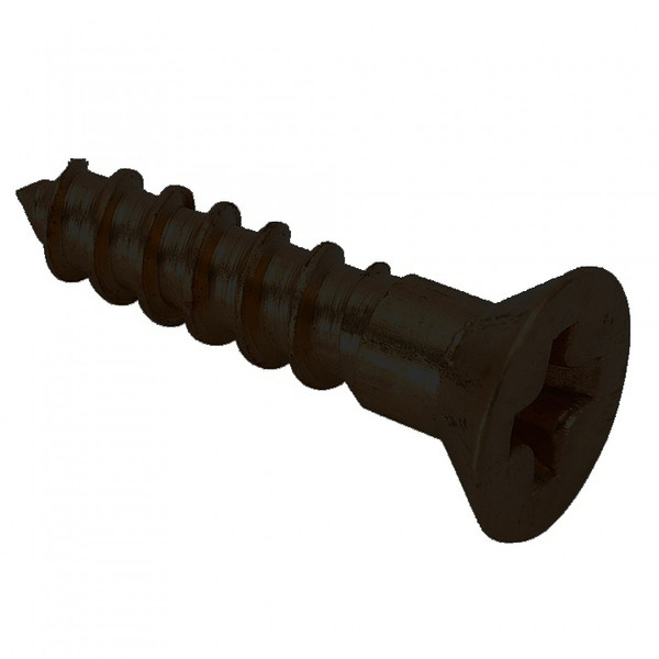 5 X 5/8" Flat Head Screw - Phillips Head Flat Black - (25 Pcs)