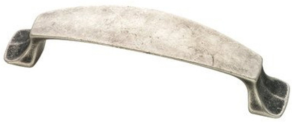Curved Bellini handle Old Silver Bellini 96mm L-P10209-OS-C