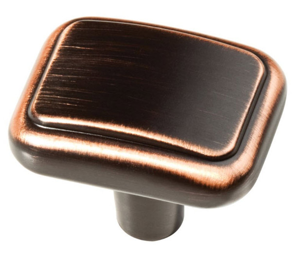 Kirkwood Knob Bronze With Copper Highlights 1-3/16" L-P23122-VBC-CP