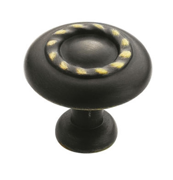 Amerock - 1-1/4" Dia. Inspirations Cabinet Knob - Roman Bronze - BP1585-RB