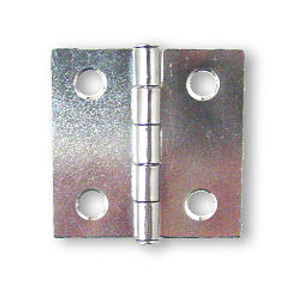 Bright Chrome Butt Hinge - Square 1-1/2" X 1-1/2"