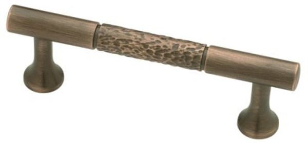 Rough & Smooth handle - Venetian Bronze - 3" LQ-PBF573-VBR-C