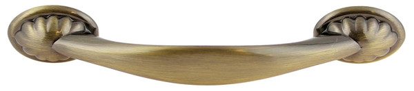 Shell handle - Antique Brass - 3" & 96mm LQ-PN0633P-AB-C