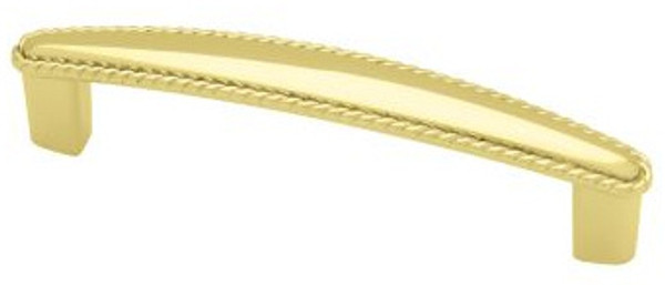 Rope Edge handle - 96mm - Brass Plated  L-PN0402-PB-C