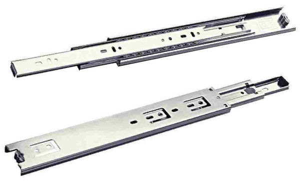 100 Pound Ball Bearing Drawer Slide Set 14" Long L-D75014-ZP-A