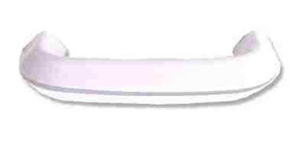 Ceramic handle - White w/ Light Grey Stripe 3" AM-69245