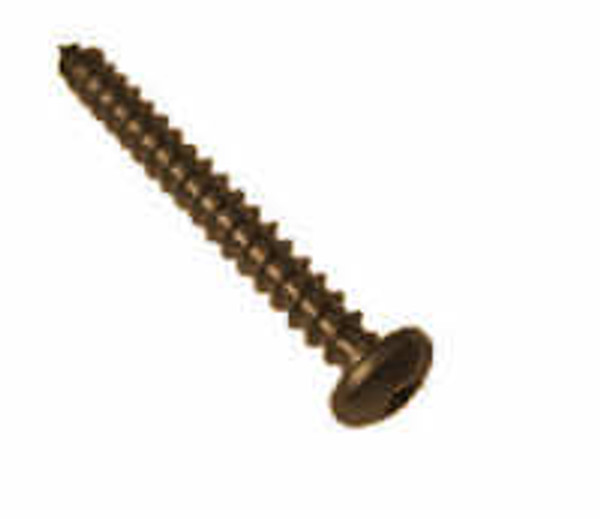 #4 X 5/8" Pan Head Screw Phillips Antique Copper - Bag of 25 Screws