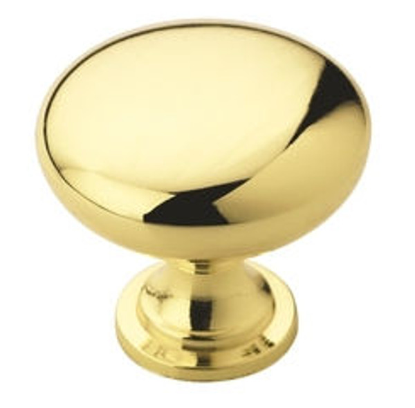 1-1/4" Dia. Allison Value Knob - Bright Brass - BP53005-3