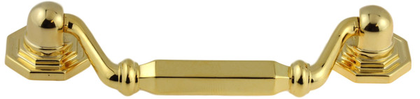 Octagonal Bail Gold handle 3-1/4" CB-P0250A-GLD-C