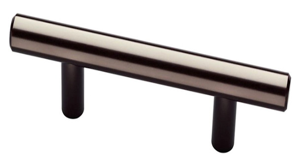2-1/2" Steel Bar handle - Oil-Rubbed Bronze Finish - P01011-OB3-C