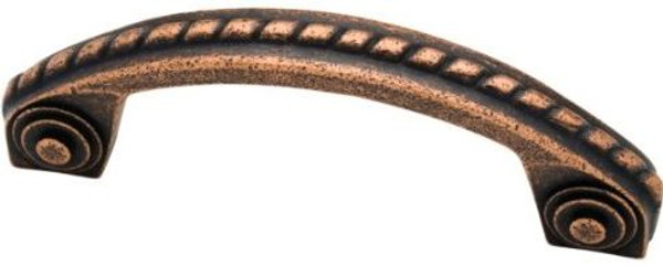 Bronze with Copper Highlights Rope handle - 3" P63144-VB-C