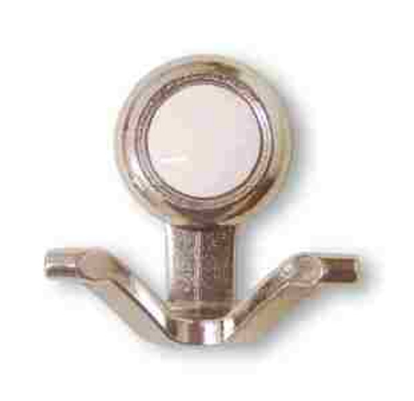 Amerock Coat Hook - Chrome w/ Ceramic Center AM-BP76262-26W