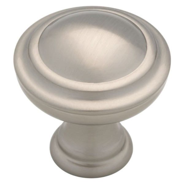 Satin Nickel Capital Knob - 1 1/4" P17477C-SN-C