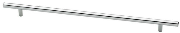 Polished Chrome Bar handle - 12-9/16"/15-3/4" - P01018-PC-C