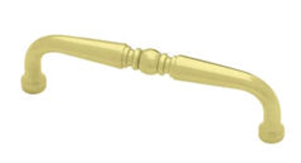 Solid Brass Wire handle Turned Design - 4" P5020C-PL-A