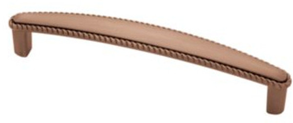 Rope Edge handle - 128mm - Antique Copper L-P0280A-RAL-C