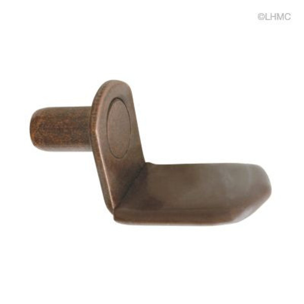 Shelf Support 1/4"  Vinyl Coated Statuary Bronze LQ-A1121V-STB-A