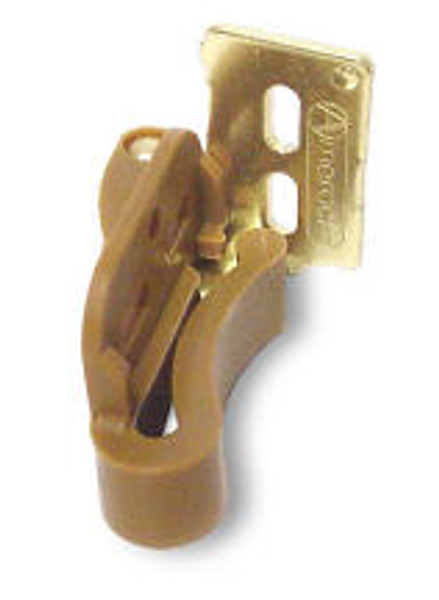 Marathon Brass Plated Amerock Self-Latching Knife Hinge For 1/2" Overlay HAM-CM2606-3