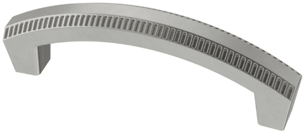 Textured Arch handle in Satin Nickel - 3" (76mm)