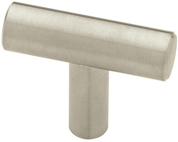 Stainless Steel Bar "T"  Knob - Builder's Collection - 40mm - P01025
