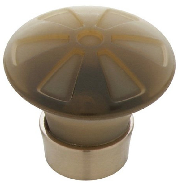 Liberty Hardware Water Colours Collection - Chocolate & Satin Nickel Knob L-P30123-CHN-C