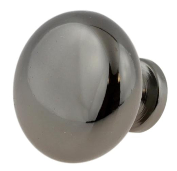 Black Chrome - Black Stainless Steel Logan Knob 1-1/4" Dia. P50150-BLC-A