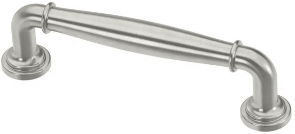 Classic Elegance handle in Satin Nickel - 96mm (3 3/4")