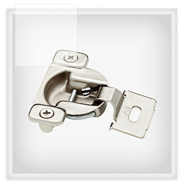 35mm 100 Degree 5/16" Overlay Compact Hinge With Dowels