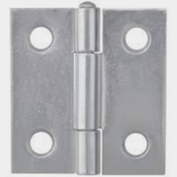 PAIR 1-1/2" X 1-1/8" Zinc Plated Hinge with Screws (B1030)