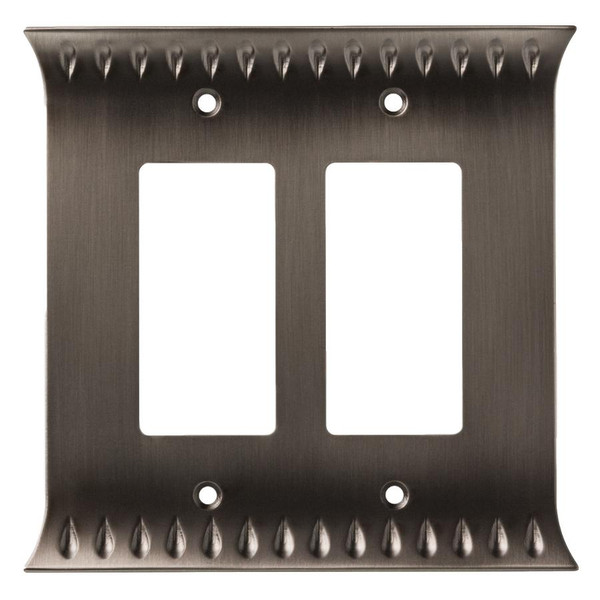 Brainerd - Wadsworth - Heirloom Silver Double Rocker Wall Plate - W30338-904-U