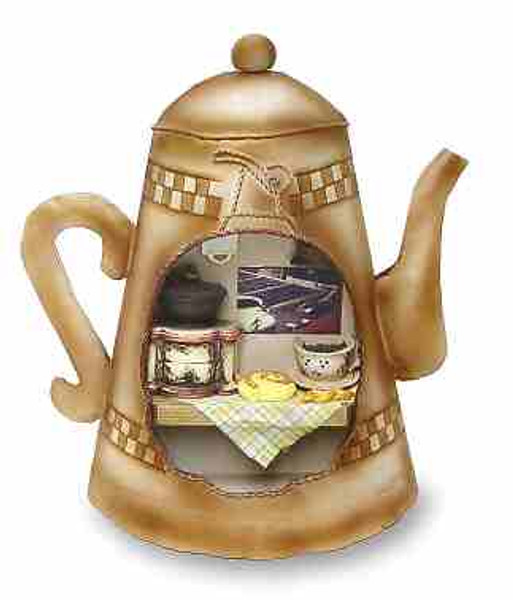 Tan Kitchen Table Teapot 24048