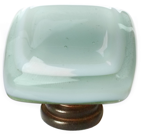 Stratum spruce green knob with oil rubbed bronze base